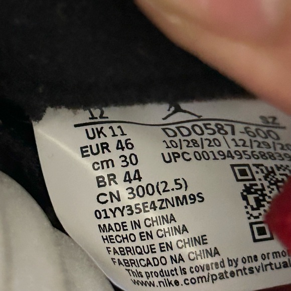 Jordan 5 Raging Bull Red size 12 DD0587-600 2021 PRE-OWNED VNDS - Picture 9 of 9